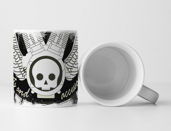 Paul Sinus Art EAU ZONE Motiv Spruch Tasse Geschenk