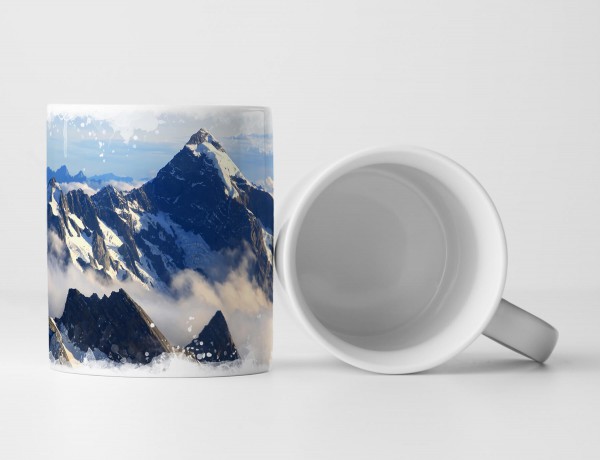 Paul Sinus Art Tasse Geschenk Landschaftsfotografie – Beeindruckendes Gebirge