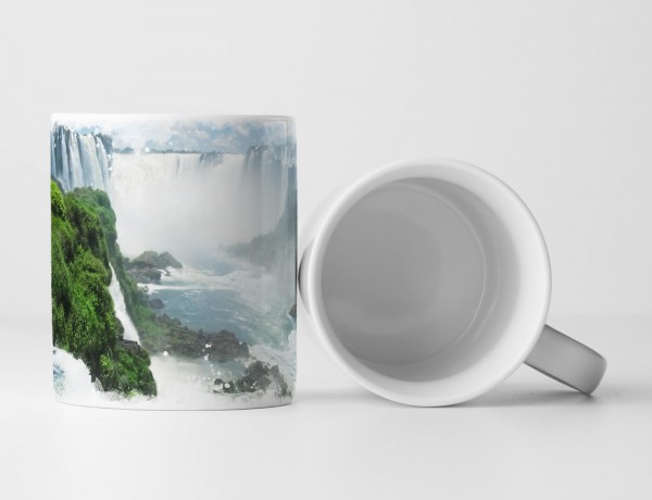 Paul Sinus Art Tasse Geschenk Landschaftsfotografie – Iguazu Falls