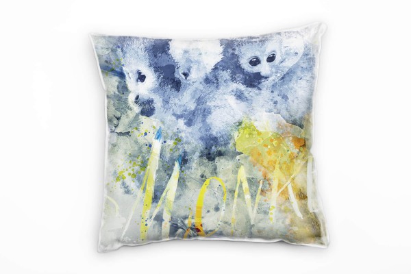 Paul Sinus Art Cute Monkey Deko Kissen Bezug 40x40cm für Couch Sofa Lounge Zierkissen