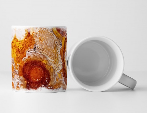 Paul Sinus Art Tasse Geschenk Künstlerische Fotografie – Braun weiße Geode