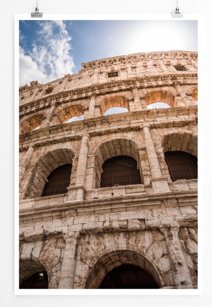 Paul Sinus Art Architekturfotografie  Colosseum in Rom Italien 60x90cm Poster