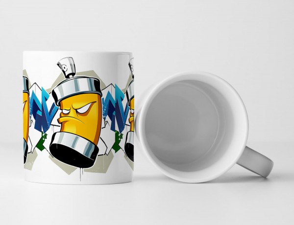 Paul Sinus Art EAU ZONE Motiv Spruch Tasse Geschenk