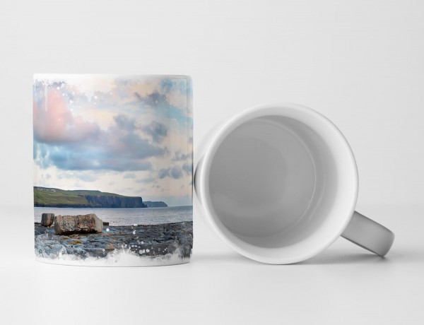 Paul Sinus Art Tasse Geschenk Landschaftsfotografie – Himmel über rauer Landschaft