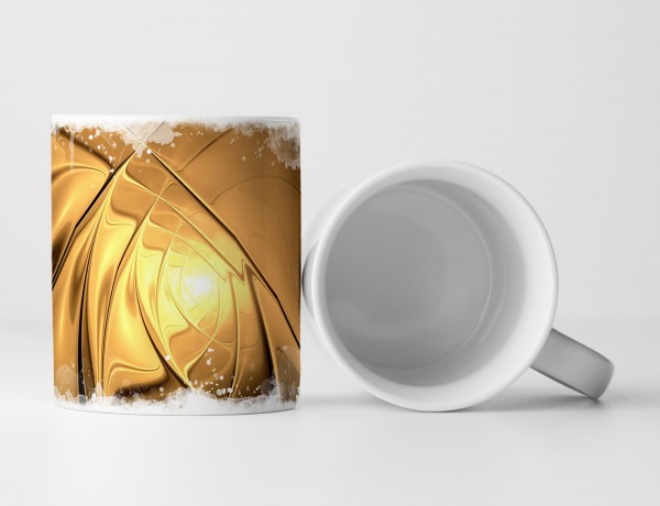 Paul Sinus Art Tasse Geschenk Digitale Grafik – Flüssige Sonne