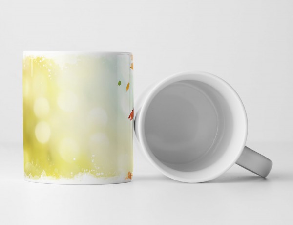 Paul Sinus Art Tasse Geschenk Naturfotografie – Herbstblätter in bunten Farben