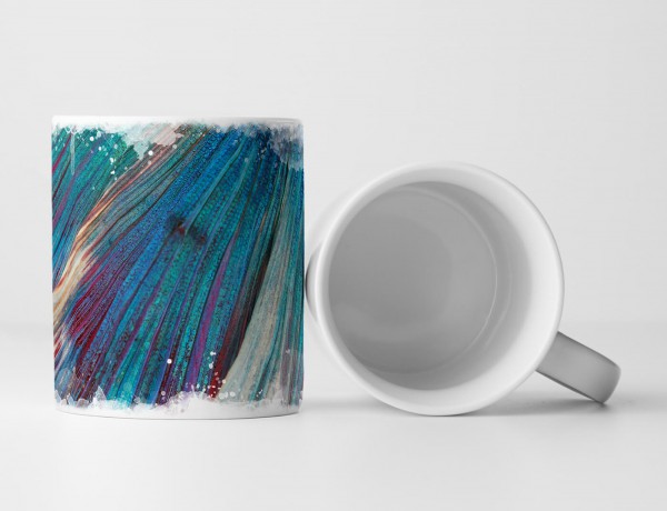 Paul Sinus Art Tasse Geschenk Künstlerische Fotografie – Schwanz von siamesischem Kampffisch