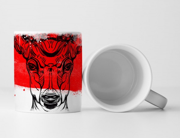 Paul Sinus Art EAU ZONE Motiv Spruch Tasse Geschenk