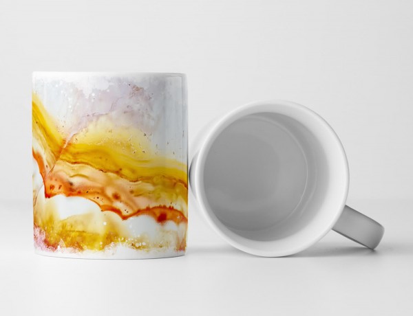 Paul Sinus Art Tasse Geschenk Künstlerische Fotografie – Feurige Geode