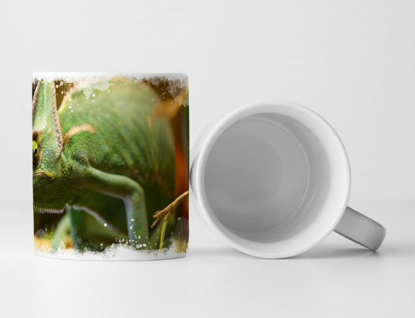 Paul Sinus Art Tasse Geschenk Chamäleon – Tierfotografie