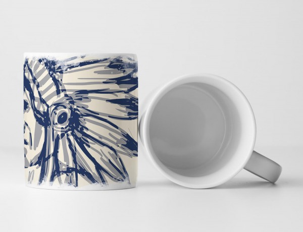 Paul Sinus Art EAU ZONE Motiv Spruch Tasse Geschenk