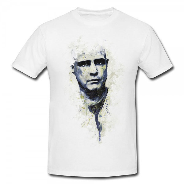 Paul Sinus Art Apocalypse Now Brando Premium Herren und Damen T-Shirt Motiv aus Paul Sinus Aquarell