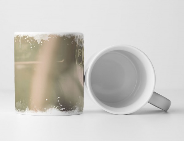 Paul Sinus Art Tasse Geschenk Künstlerische Fotografie – Tacho eines Oldtimers