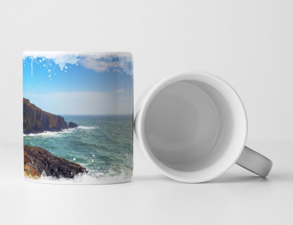 Paul Sinus Art Tasse Geschenk Landschaftsfotografie - Keem Beach auf der Acaill Insel Irland