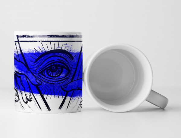 Paul Sinus Art EAU ZONE Motiv Spruch Tasse Geschenk