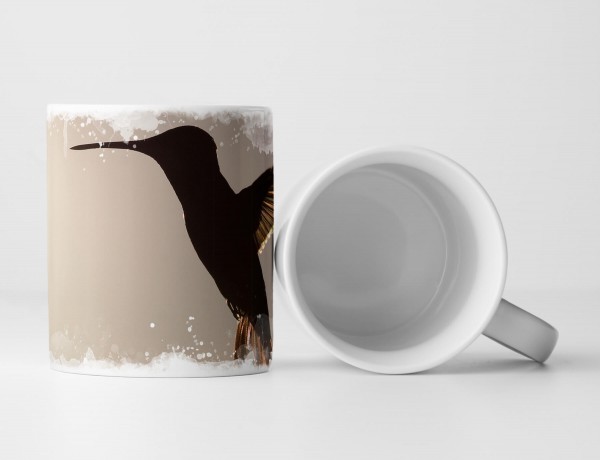 Paul Sinus Art Tasse Geschenk Fotografie Kolibri Schatten