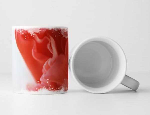 Paul Sinus Art Tasse Geschenk Naturfotografie – rote Gladiole