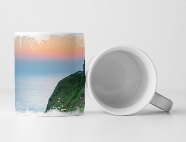 Paul Sinus Art Tasse Geschenk Landschaftsfotografie –Cliffs of Moher O'Briens Tower