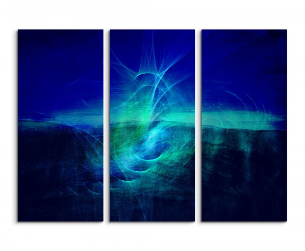 Paul Sinus Art 130x90cm Wandbild Abstrakt 1479 -3x90x40cm