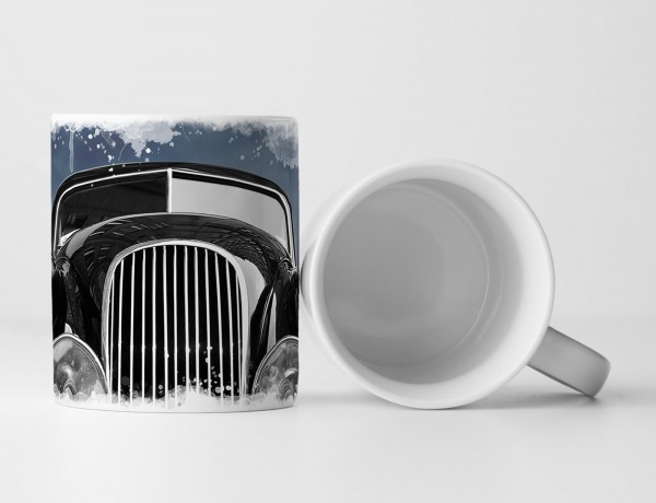 Paul Sinus Art Tasse Geschenk Künstlerische Fotografie – Edler schwarzer Oldtimer