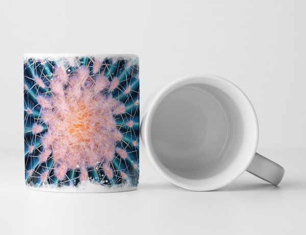 Paul Sinus Art Tasse Geschenk Naturfotografie – Runder Kaktus mit Stacheln