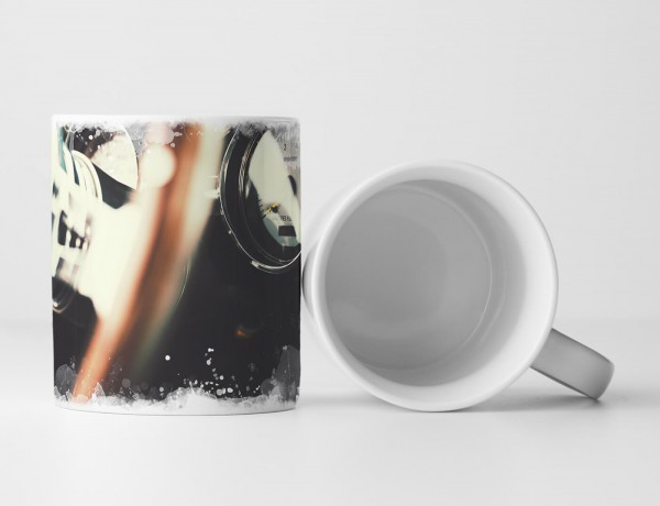 Paul Sinus Art Tasse Geschenk Künstlerische Fotografie – Vintage Lenkrad