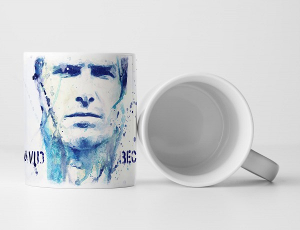 Paul Sinus Art David Beckham II Tasse als Geschenk, Design Sinus Art