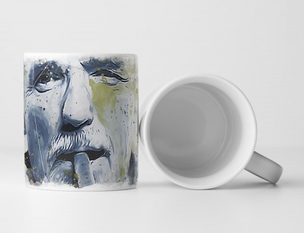 Paul Sinus Art Dennis Hopper Tasse als Geschenk, Design Sinus Art