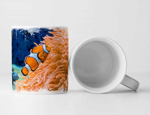 Paul Sinus Art Tasse Geschenk Anemonenfisch im Meer