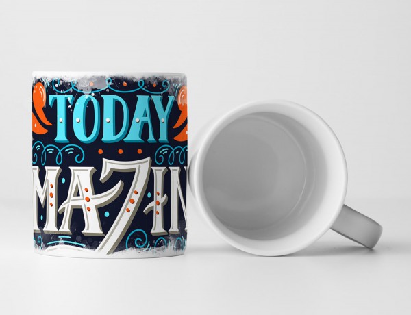 Paul Sinus Art EAU ZONE Motiv Spruch Tasse Geschenk