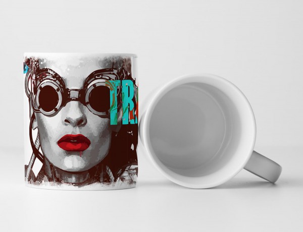 Paul Sinus Art EAU ZONE Motiv Spruch Tasse Geschenk