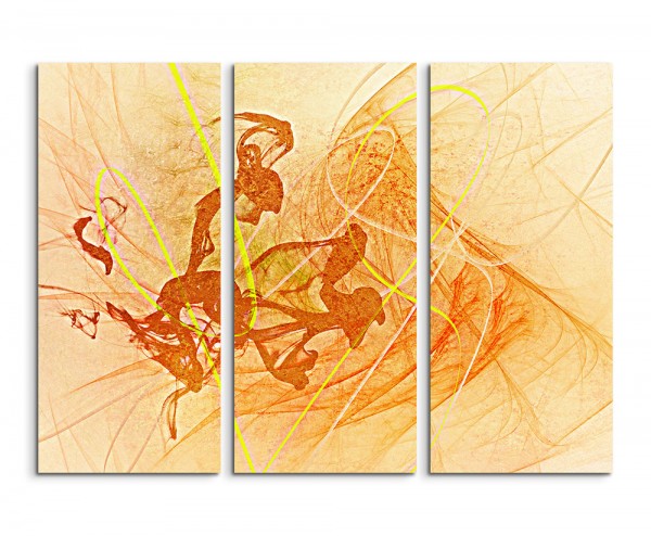 Paul Sinus Art 130x90cm Wandbild Abstrakt 1270 -3x90x40cm