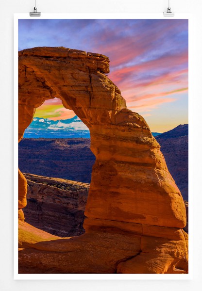 Paul Sinus Art Landschaftsfotografie 60x90cm Poster Arches Nationalpark Utah USA