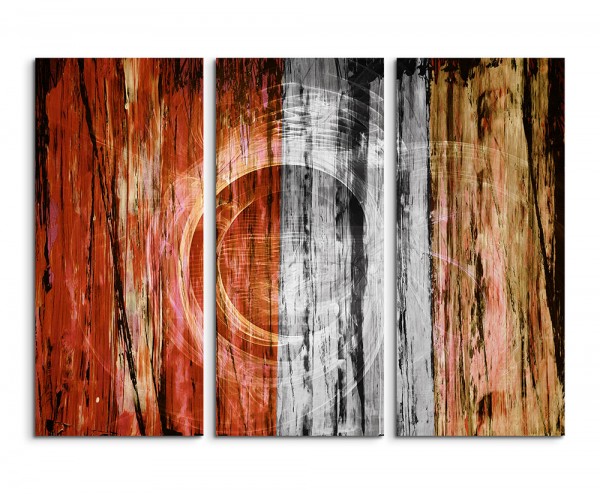 Paul Sinus Art 130x90cm Wandbild Abstrakt 1379 -3x90x40cm