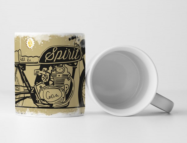 Paul Sinus Art EAU ZONE Motiv Spruch Tasse Geschenk