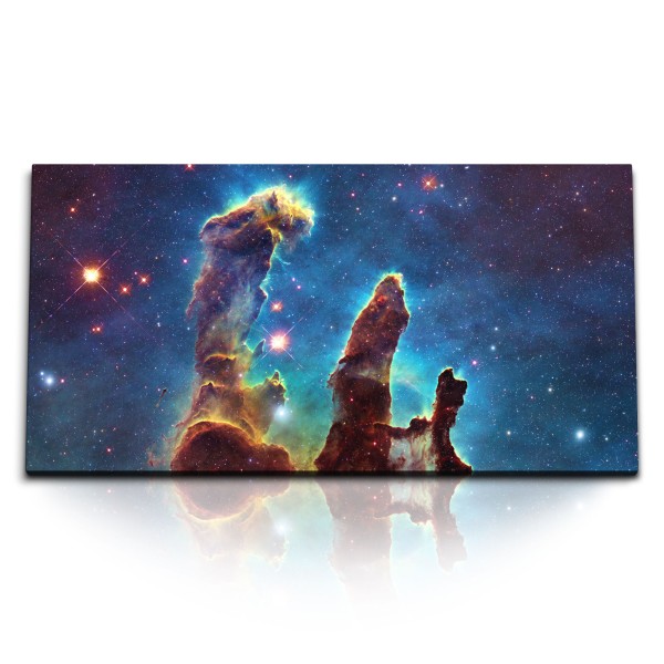 Paul Sinus Art Kunstdruck Bilder 120x60cm Galaxie Universum Sterne Nebula Sterngeburt