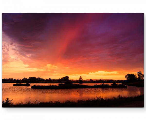 Paul Sinus Art Landschaft  Golden Gardens Park, Seattle - Leinwandbild