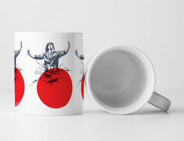 Paul Sinus Art EAU ZONE Motiv Spruch Tasse Geschenk