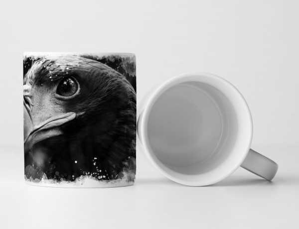 Paul Sinus Art Tasse Geschenk Tierfotografie – Seeadler Portrait