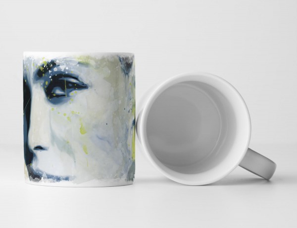 Paul Sinus Art Emmanuelle Beart V Tasse als Geschenk, Design Sinus Art