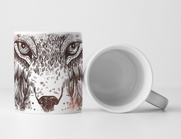 Paul Sinus Art EAU ZONE Motiv Spruch Tasse Geschenk