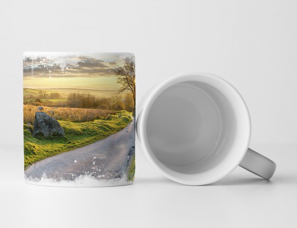 Paul Sinus Art Tasse Geschenk Landschaftsfotografie – Malerisches Bodmin Moor in Cornwall