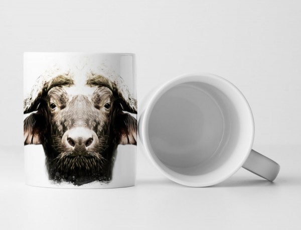 Paul Sinus Art EAU ZONE Motiv Spruch Tasse Geschenk