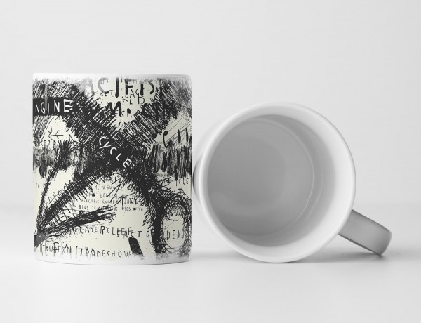 Paul Sinus Art EAU ZONE Motiv Spruch Tasse Geschenk