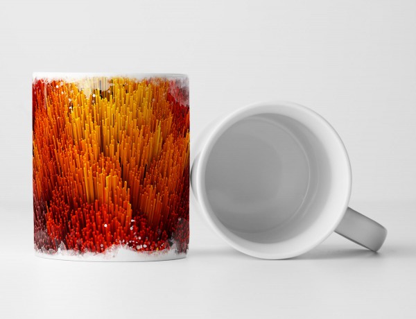 Paul Sinus Art Tasse Geschenk 3D Illustrationen Strukturen und Spalten