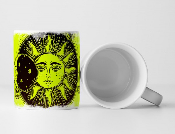 Paul Sinus Art EAU ZONE Motiv Spruch Tasse Geschenk