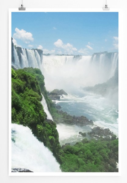 Paul Sinus Art 90x60cm Poster Iguazu Falls