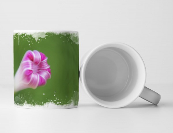 Paul Sinus Art Tasse Geschenk pinke Efeublüte