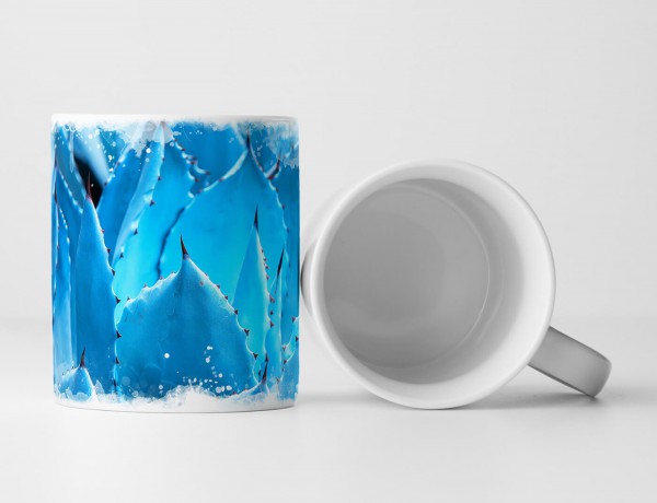 Paul Sinus Art Tasse Geschenk Naturfotografie – Kaktus Blätter