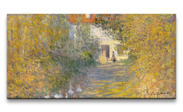 Paul Sinus Art Remaster 120x60cm Claude Monet Impressionismus weltberühmtes Wandbild The Geese Wunderschön